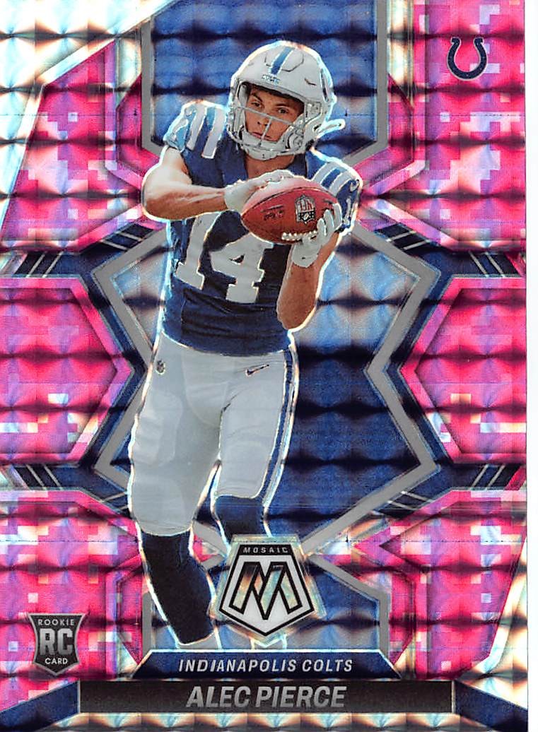 2022 Panini Mosaic #329 Alec Pierce Mosaic Camo Pink