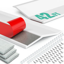 Garage Door Seal Top and Sides - 42FT Universal TPE Weather Stripping Door Seal