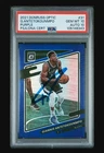 2021 OPTIC GIANNIS ANTETOKOUNMPO PURPLE COLOR MATCH PSA 10 AUTO 10●POP 1
