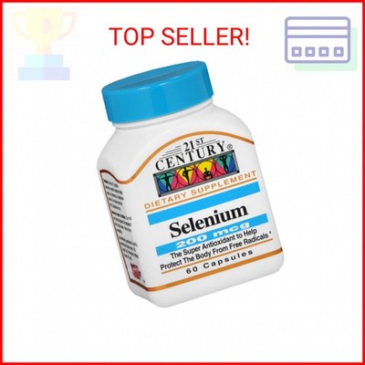 21st Century Selenium, 200 mcg, 60 Capsules