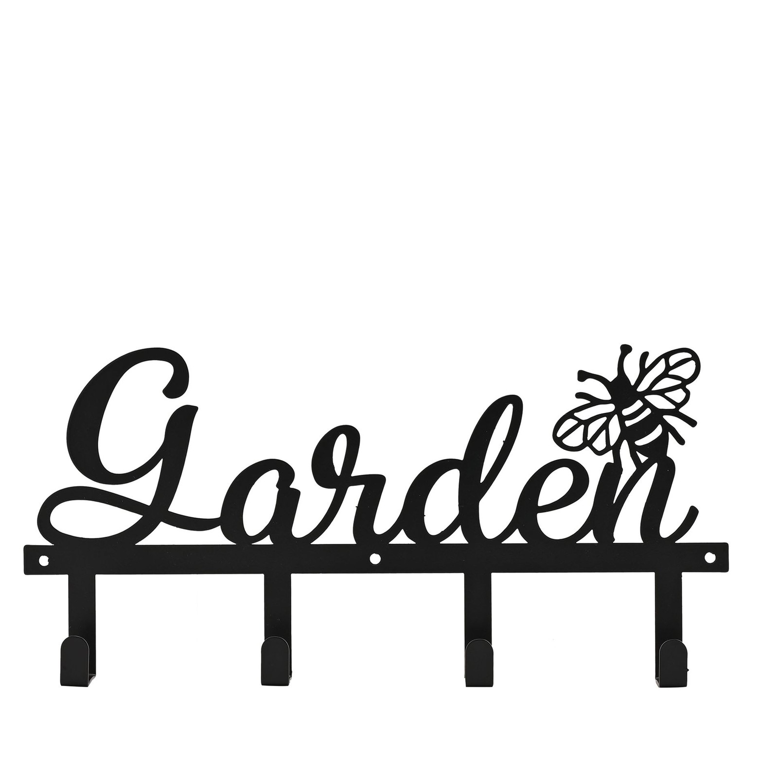 Country Living Metal Garden Plaque with Hooks - Image 2