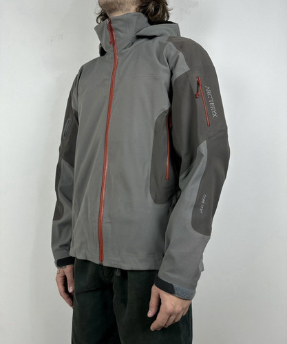 RARE VTG Arcterx Stingray Gore Tex Recco Ski Jacket 2006 Size XL Gray - Picture 1 of 12