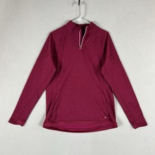 Champion Performance Warm Ctrl 1/4 Long Sleeve Pullover Womens Large Running Top