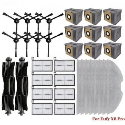 Main Side Brush Filters Dust Bag Mop Kit Für Eufy X8 Pro Omni Robot Vacuum Teile