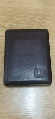 Dunhill Leder Zigarettenetui - Burgund - Made In Germany