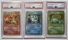 PSA 10 Set Venusaur Charizard Blastoise 003/032 Pokemon Card Classic Japanese