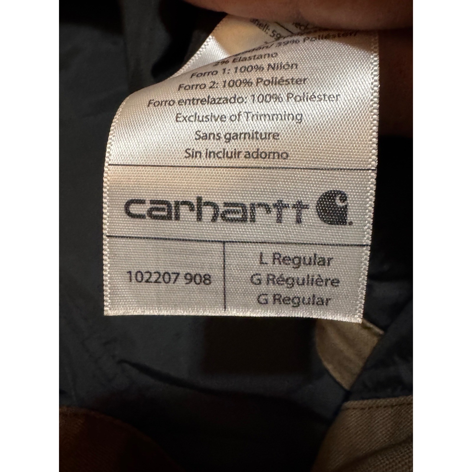 Carhartt Full Swing Cryder Jacket Brown 3M Thinsulate Insulated 102207 ...