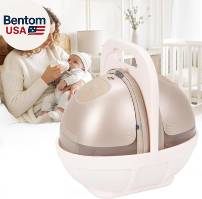 Silicone Breast Pump Holder, Anti-Tilt Base, Dishwasher-Safe, Easy-Carry Handle