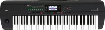 Vielseitige Korg i3 Music-Workstation zum Komponieren & Produzieren, in Schwarz