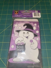 Vtg 2001 Halloween Favor Treat Bags Ghost Design 40ct 4 Colors Paper Magic Group