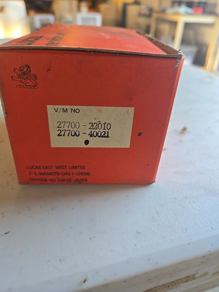 Regulador de voltaje Lucas NCJ 400 Toyota 27700-22010 nuevo stock antiguo Foto 2 de 4