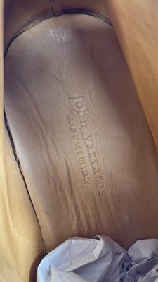 John Varvatos Brown Suede Low Chelsea Boots Pull On Men display picture 1