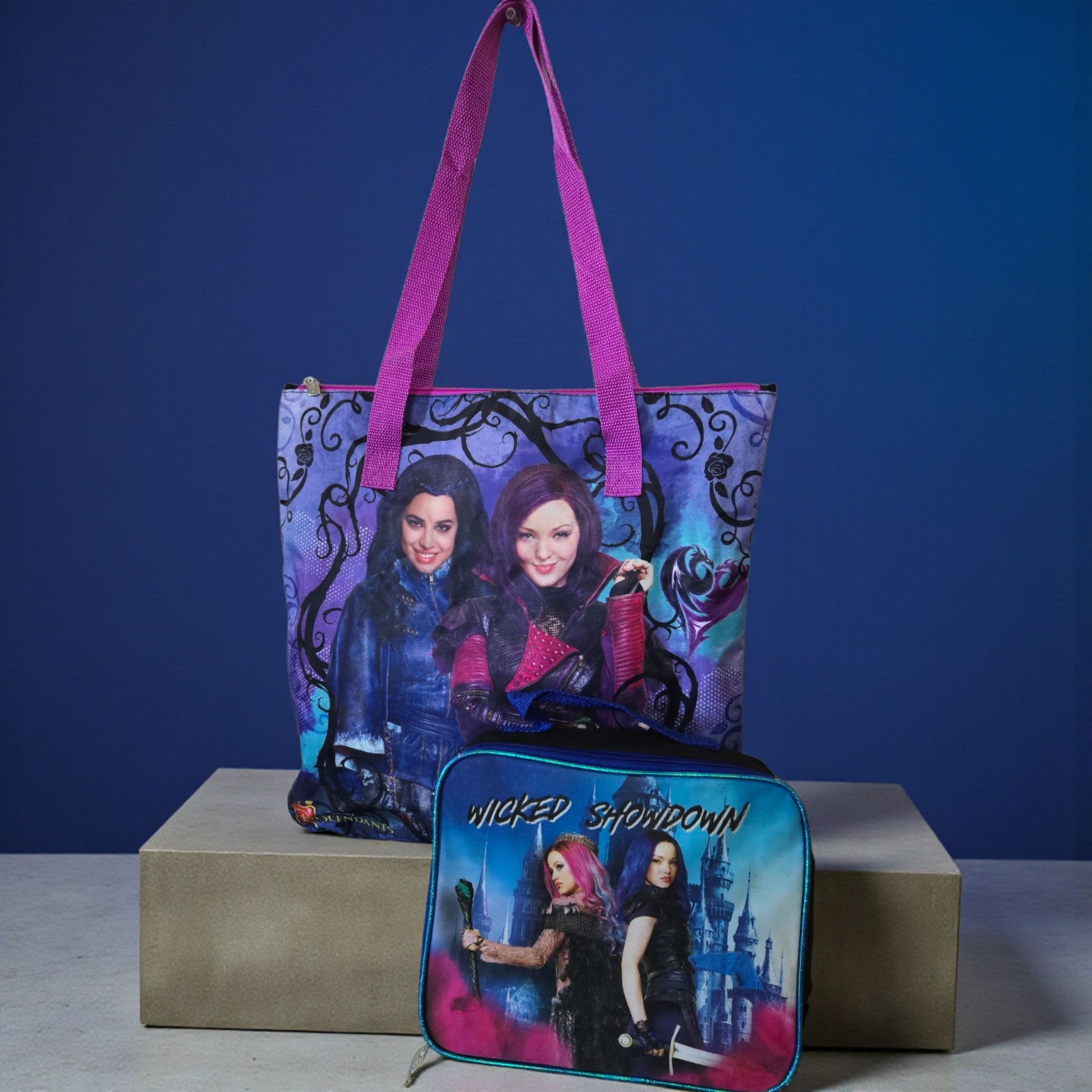 Disney Descendants Tote Bag & Insulated Lunch Box Set  &ldquo;Wicked Showdown"