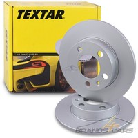 Textar 2X Bremsscheibe Voll Ø230 Hinten FÜR VW Bora Golf 4 Polo 9N 6R AW T-CROSS