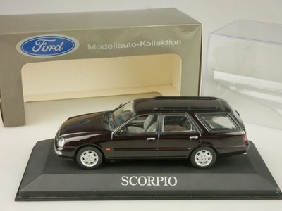 PMA Minichamps 1/43 Ford Scorpio 1995 Turnier Kombi braun - Dealer Box 134417