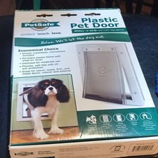 PetSafe Plastic Door Mount Pet Door Small 1-15 lbs PPA00-10958