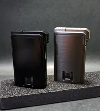 Vertigo Double Agent Cigar Lighter | Custom Engraved | Single Torch & Soft Flame