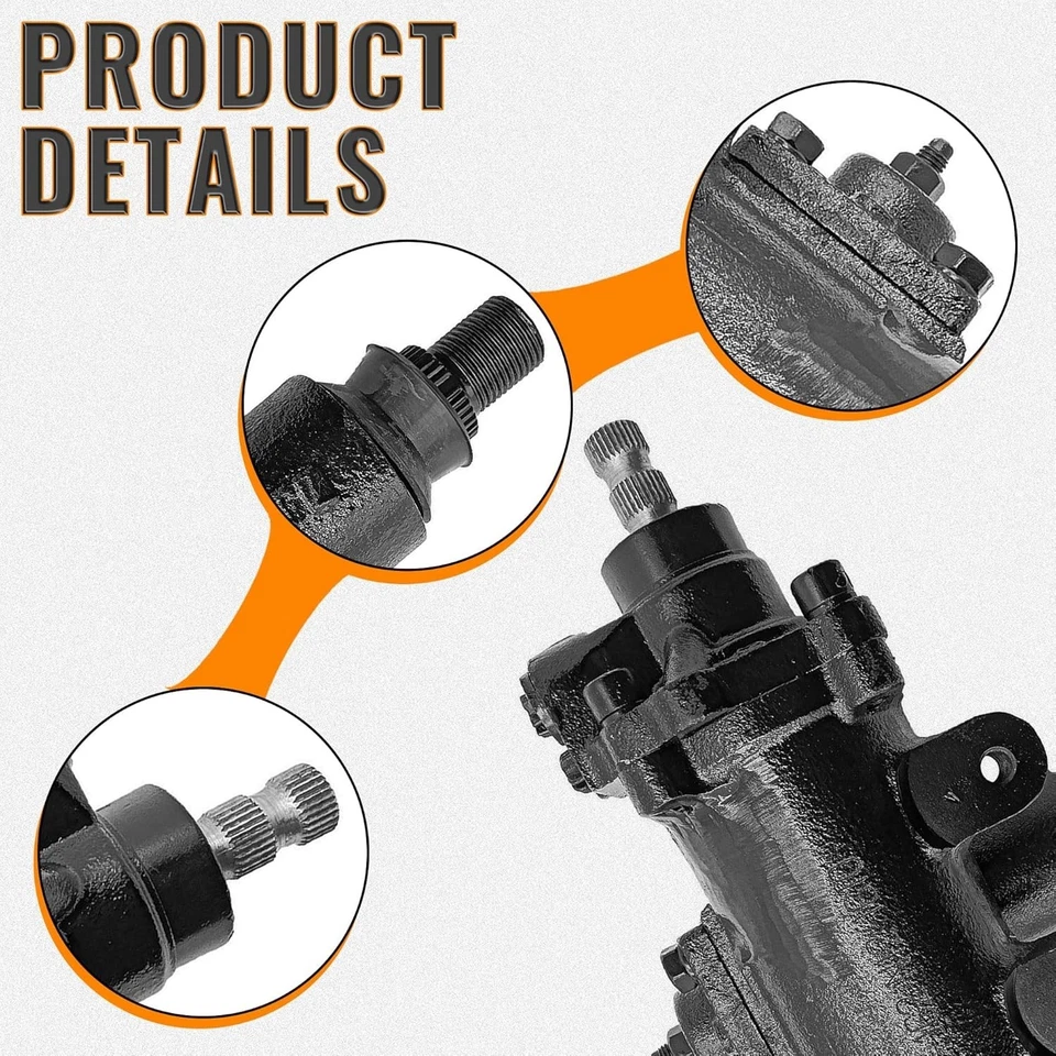 Caja de cambios de dirección asistida apta para Chevy Camaro Malibu GMC Sprint Pontiac 1977-1979 Foto 3 de 4