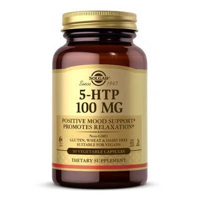 5-HTP 100 mg 90 Veg Caps By Solgar