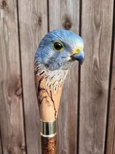 wooden walking stick hand carved beautiful bird wooden walking cane
