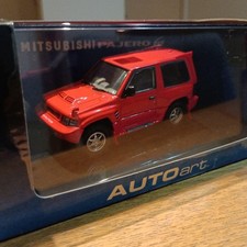 1/43 Autoart Mitsubishi Pajero Evolution passion Red 428748