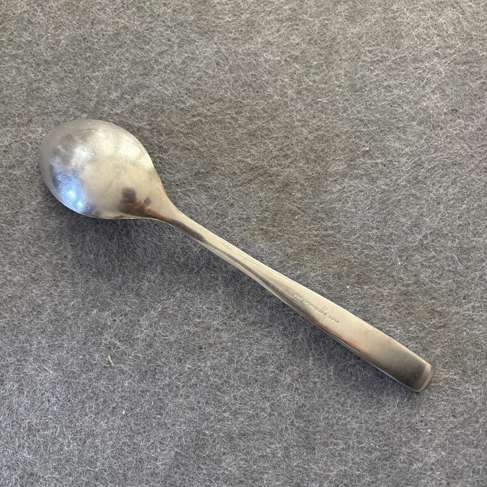 Vintage WMF CROMARGAN NORTICA Made In Japan Oval Soup Spoon Stainless Steel - Image 3 of 3