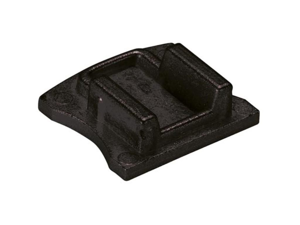 Алюминиевый КОРПУС ДЛЯ СВЕТОДИОДНОГО ПРОФИЛЯ SL15 - OHNE KABELLOCH - SCHWARZ 2090₽