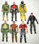 Lot of Random 2000s GI Joe DTC Action Figures (GI Joe Team) - ALL INCOMPLETE