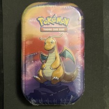 Pokemon Dragonite Kanto Power Mini Tin – 2 Booster Packs + Coin – Factory Sealed