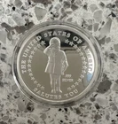 1999 Kennedy 1 OUNCE JFK Salutes You Rare USA Vtg Bullion .999 Silver 1 Oz Coin