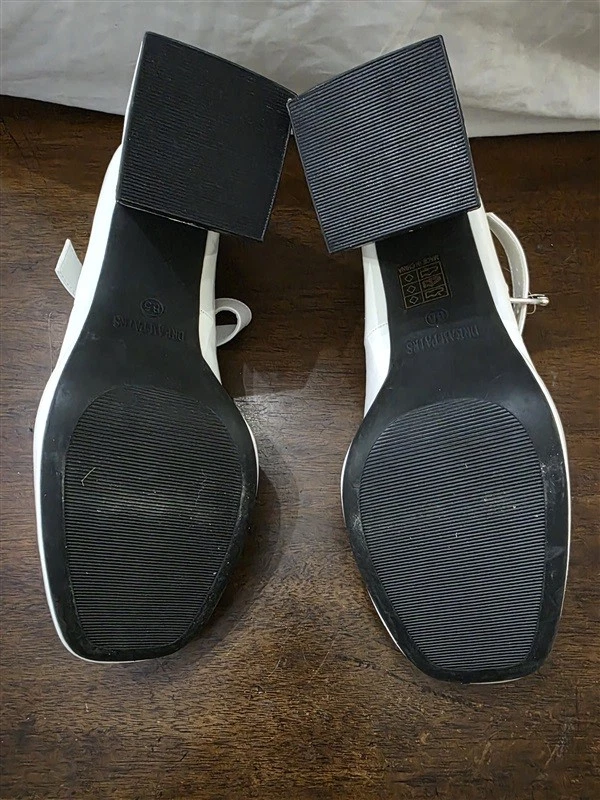 NWOTD Dream Pair 8.5 Mary Jane Platform Heels Shoes White 126184 - Image 3 of 4