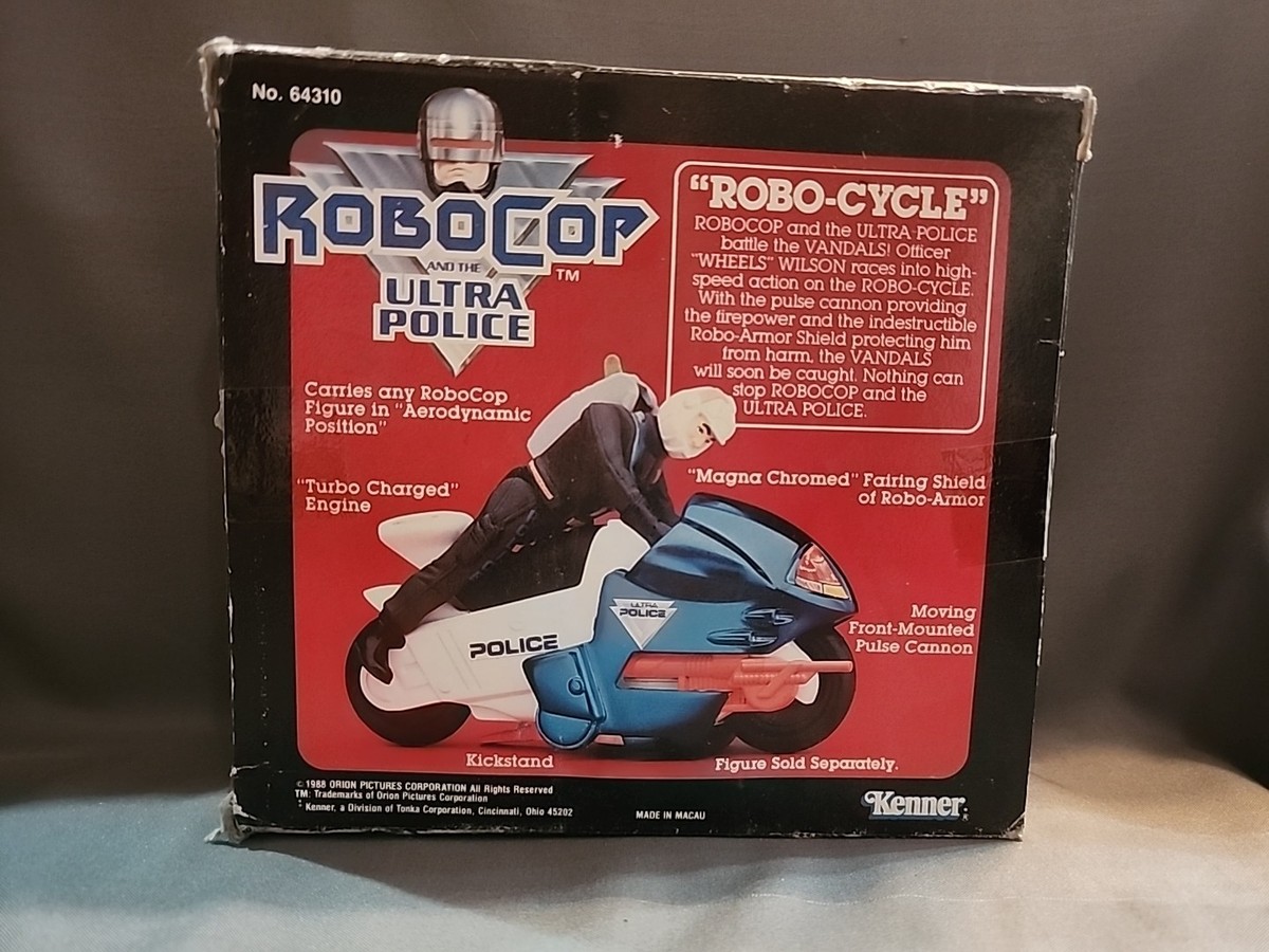 88's Kenner@未開封ヴィンテージ ROBOCOPウルトラポリスリーダ RoboCop Ultra Police Robo-1 Armed Pursuit Car Vintage 1988 Kenner