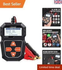 12V Car Battery Tester, 100-2000 CCA, for Reliable Vehicle Diagnostics