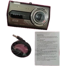 AutoteK Black Gray LCD Screen Night Vision WDR Full HD 1080P Car Dash Camera