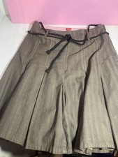 Esprit Vintage Womens Brown Skirt with Rope Belt Size 6