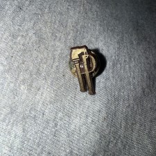 Vintage Monkey Wrench Tie Tack Lapel Pin Tools Gold Tone Vintage Plumbers