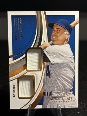 2021 Panini Immaculate Collection Duke Snider Worn Patch Relic /49 No.LDM-DS