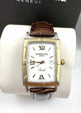 Raymond Weil Gold Stainless Parsifal Watch in Excellent Cond. Model 9340