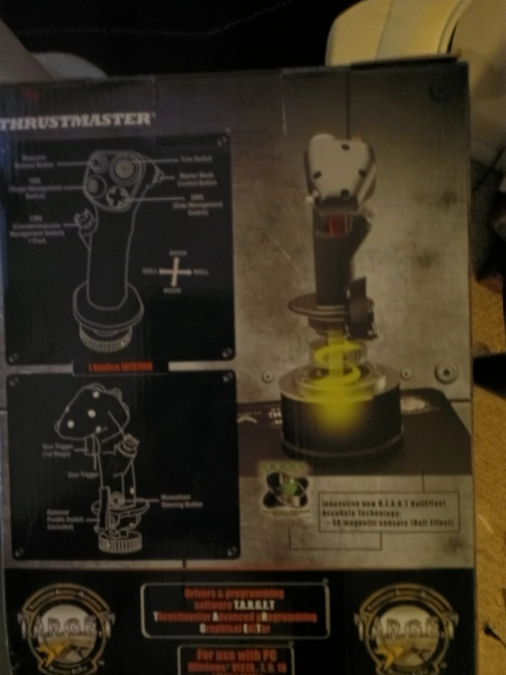 Joystick Thrustmaster Hotas Warthog Flight Stick para PC - Negro Excelente Estado. Foto 2 de 3