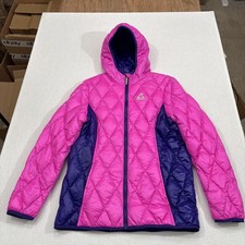 Gerry Down Quilted Jacket Girls L Outdoor Ski Snowboard Barbiecore Girly Coat