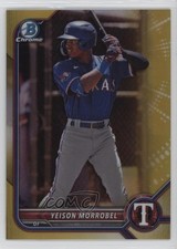 2022 Bowman Draft Chrome Gold Refractor 35/50 Yeison Morrobel #BDC-58 11o2