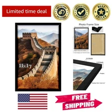 11x17 Black Picture Frame with Plexiglass - Perfect Gift for All Occasions