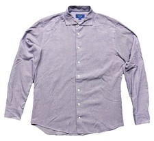 Eton Contemporary Shirt Mens Large Houndstooth 42/16.5 Signature Twill Preppy