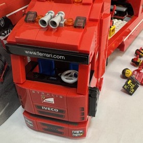 LEGO 75913 Speed Champions Ferrari F14 T & Scuderia Ferrari Truck 98% Complete