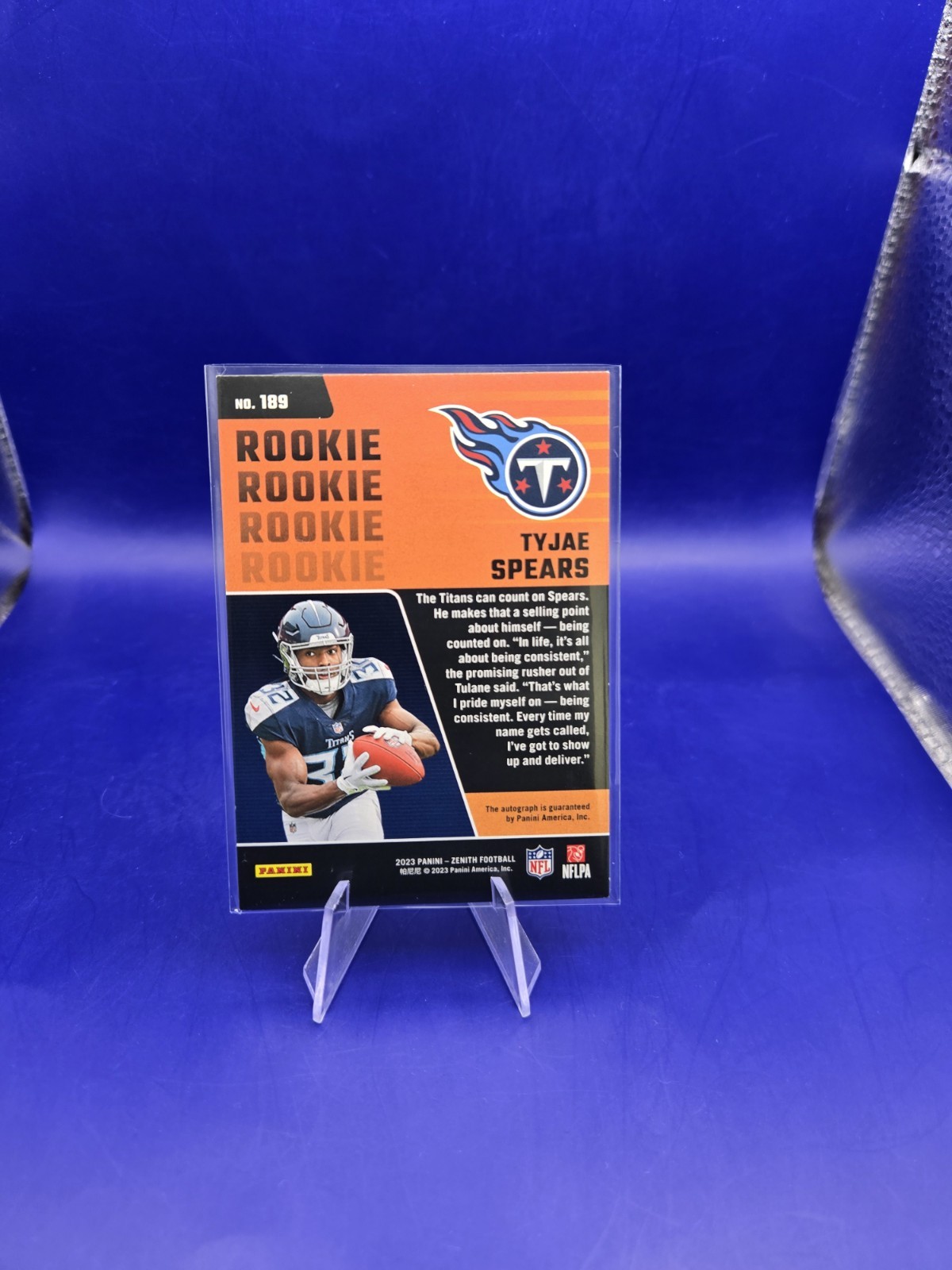 2023 Panini Zenith Tyjae Spears Artist Proof Auto #1/5