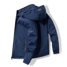 New Jacket Men's Sportwear Spring Autumn Jacket Zipper Hooded Jacket Outdoor