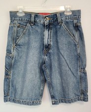Levis Baggy Carpenter Shorts Men 30 Denim Jean Shorts - inseam 10" VTG Y2K Retro