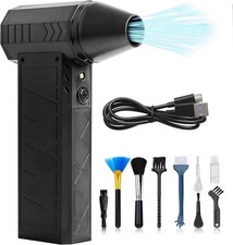 Compressed Air Duster 130000RPM Electric Air Duster with Light Super Power