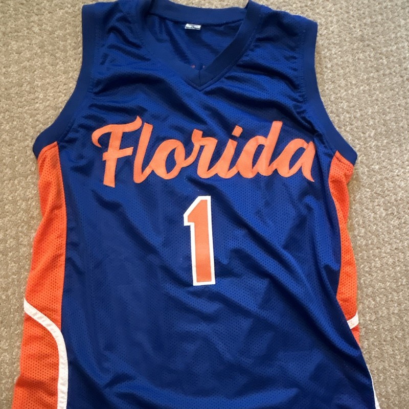 Tre Mann Florida Gators #1 Basketball Jersey Signed BAS Witness Authenticated