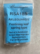 Brandbright 16mm SM32 Garden Railway axle boxes